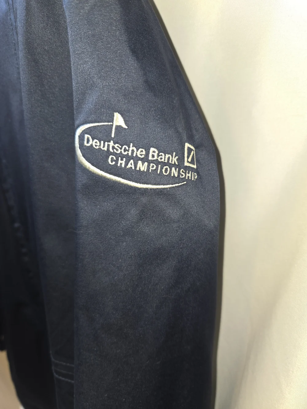 Nike Men's Navy Full-Zip Windbreaker Jacket-Deutsche Bank Championship